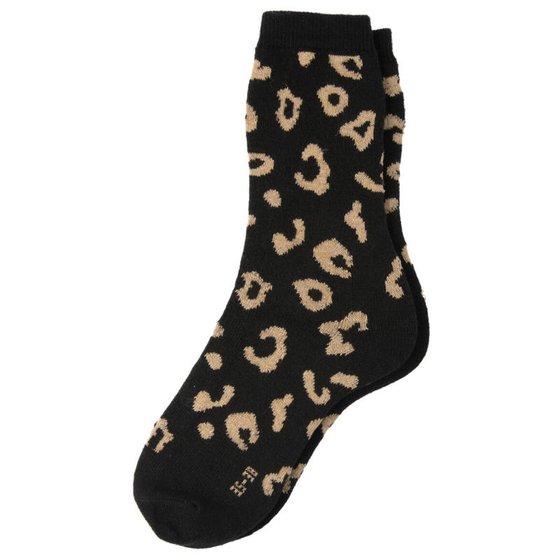 1 Paar Damen Socken im Animal-Print