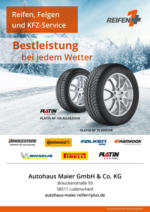 Klinger Reifen & KFZ-Teile GmbH Autohaus Maier GmbH & Co. KG: Bestleistung bei jedem Wetter - bis 11.10.2024