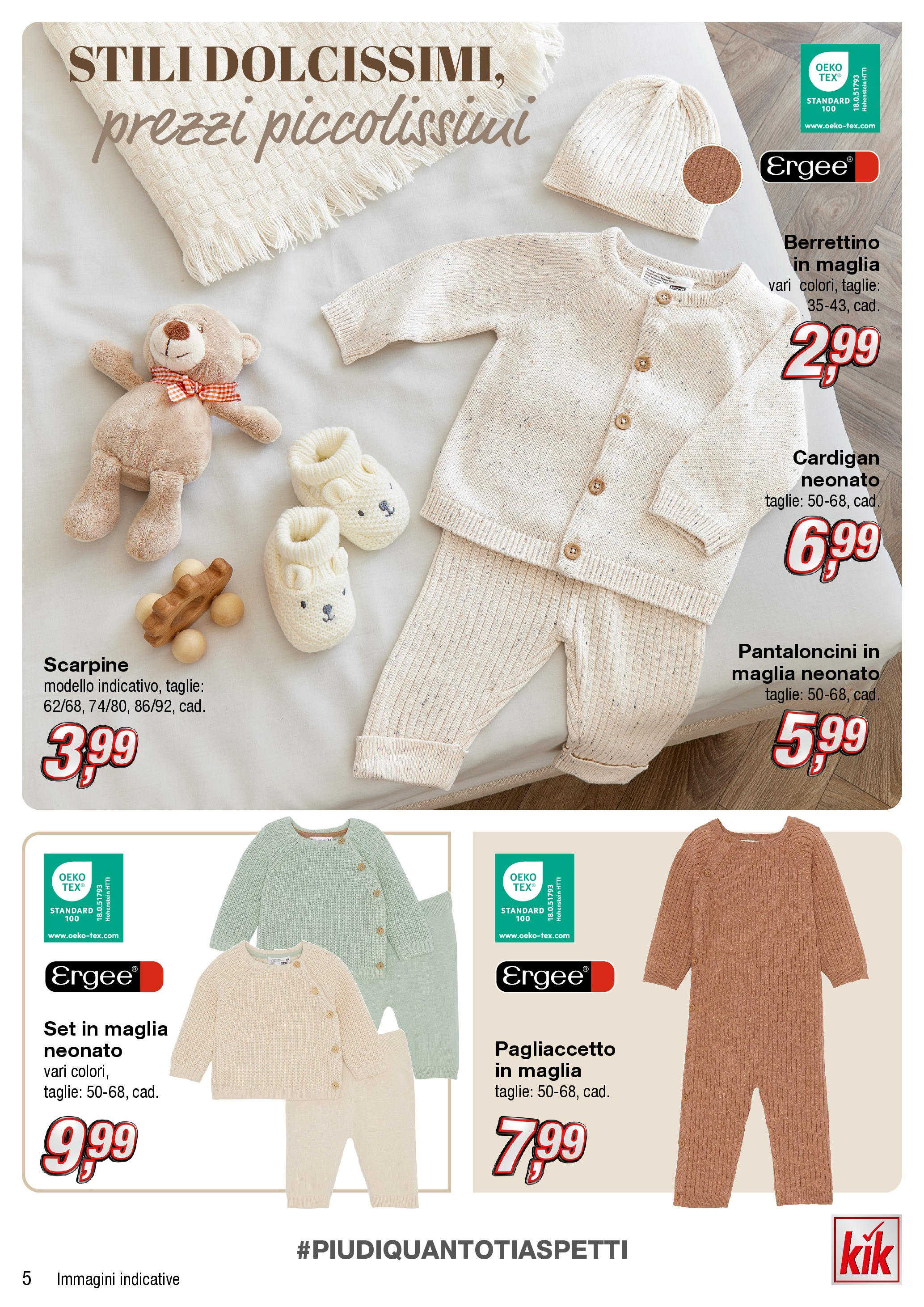 Nuovo Volantino KiK	 dal 23/09/2024 > offerte anteprima 🛍️ | Pagina: 5 | Prodotti: Pantaloncini, Cardigan