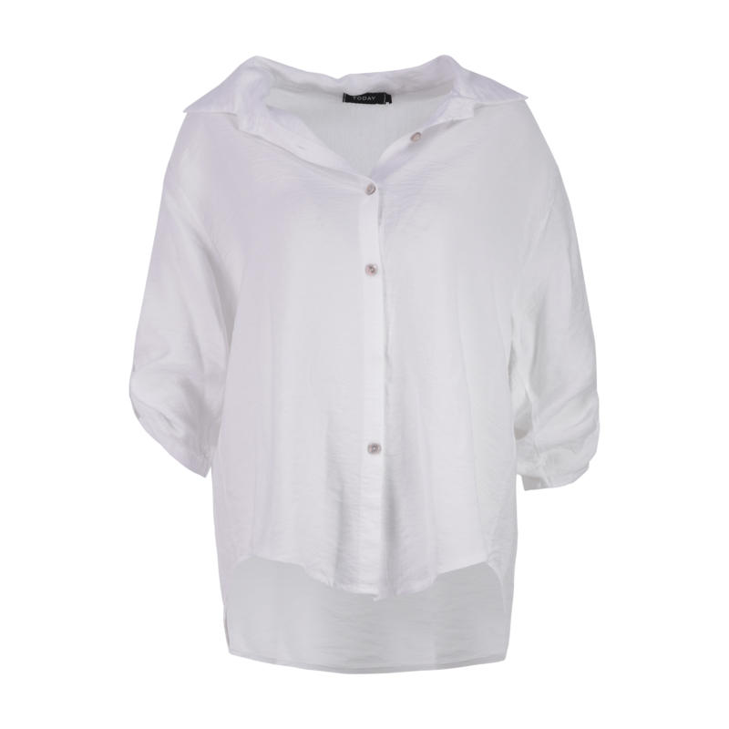 Lani Uni Bluse, Weiss