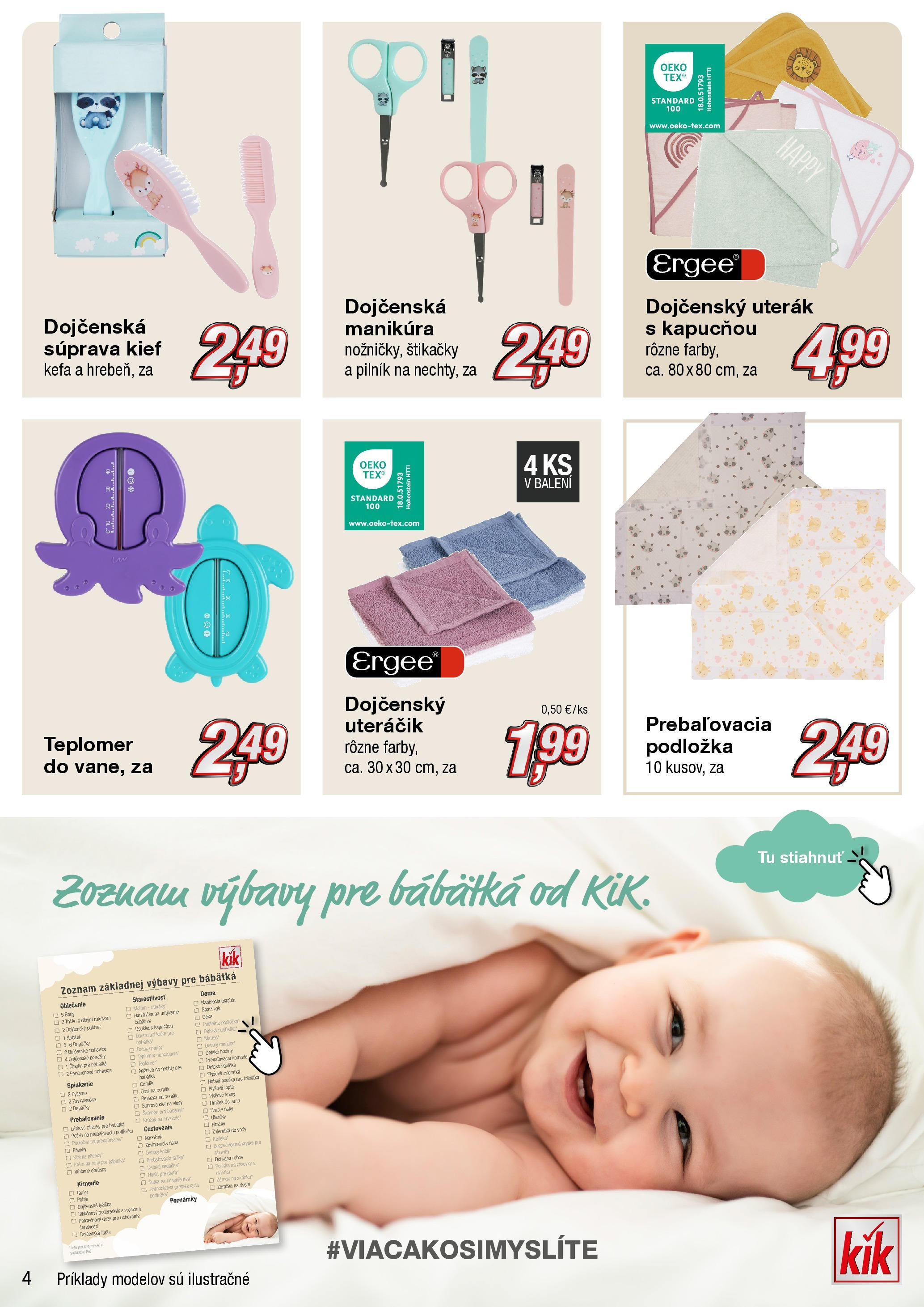 Kik leták od 23.09.2024 → Aktuálny textil výpredaj online | Strana: 4 | Produkty: Plachta, Hodiny, Komoda, Teplomer