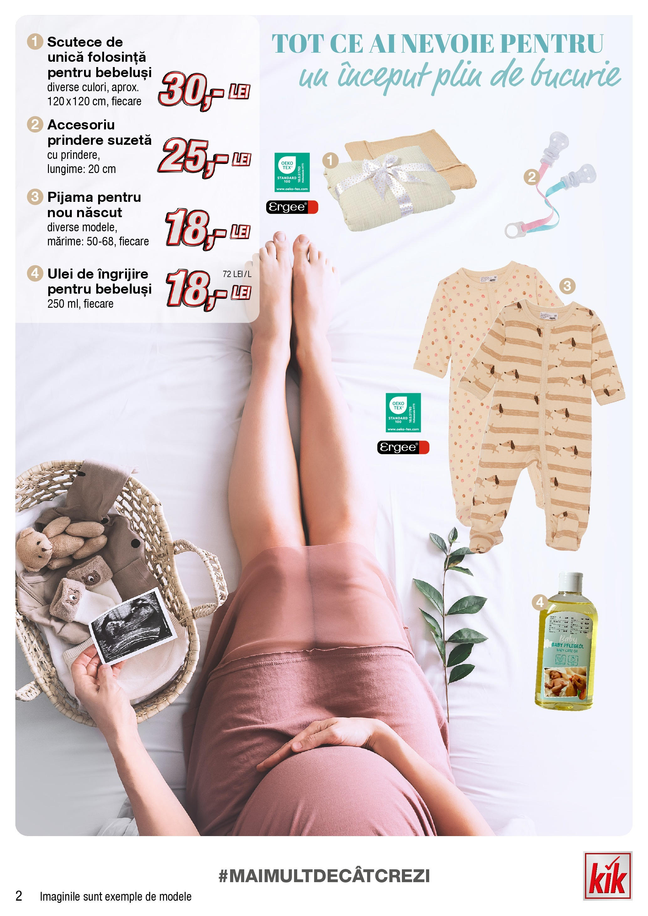 Kik catalog 23.09.2024 - Online magazin Romania | Pagină: 2 | Produse: Suzetă, Ulei, Scutece