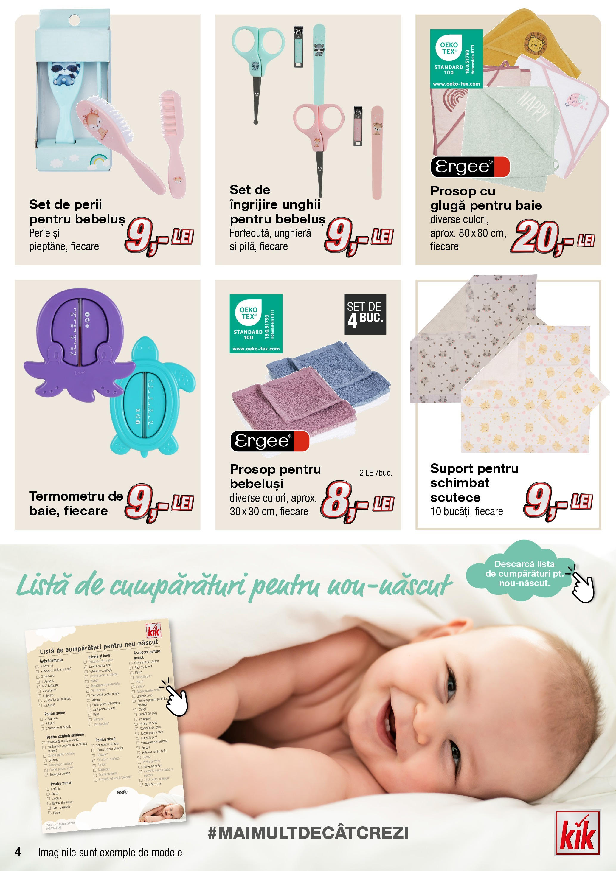 Kik catalog 23.09.2024 - Online magazin Romania | Pagină: 4 | Produse: Cutie, Comodă, Șervețele umede, Scutece