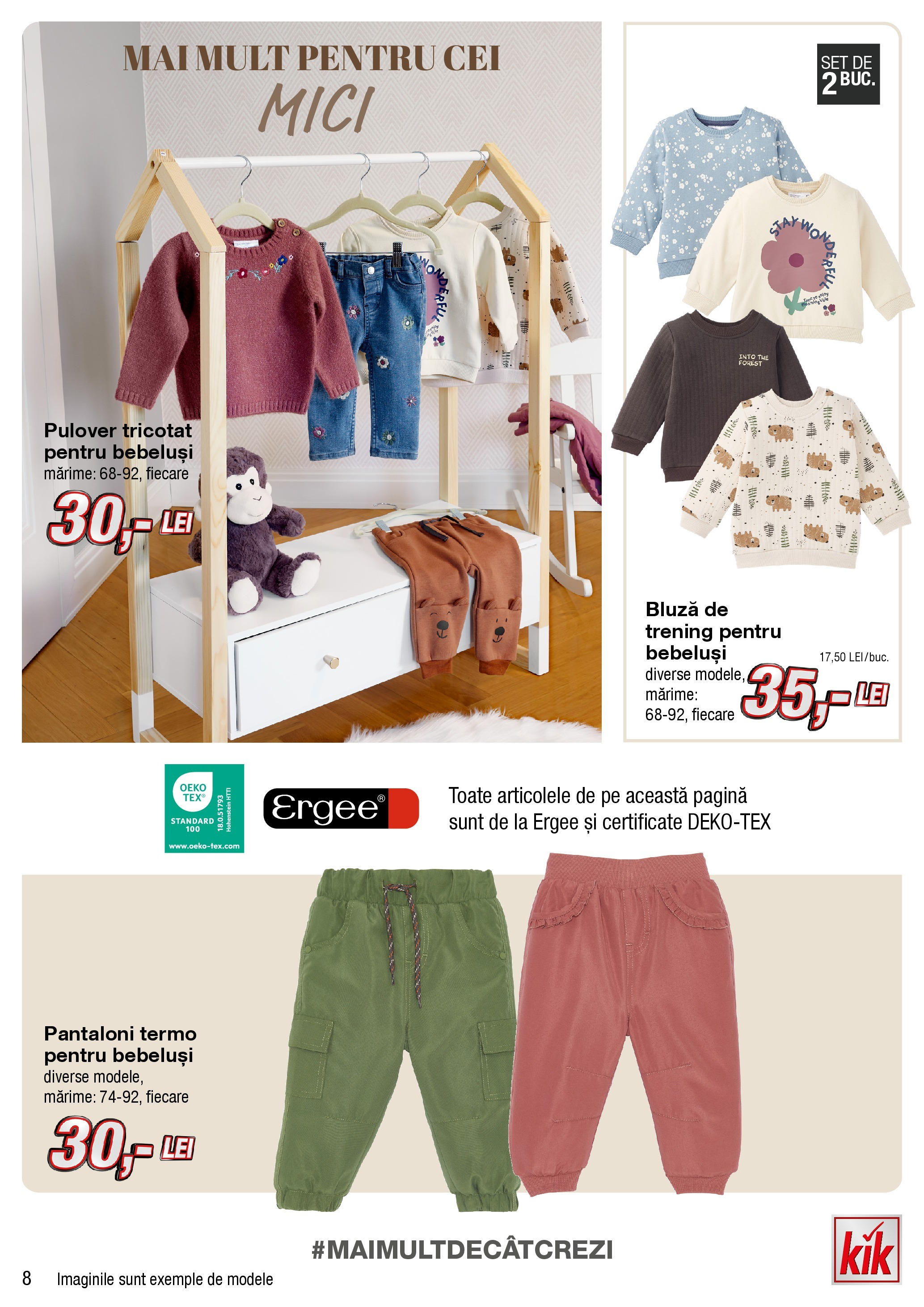 Kik catalog 23.09.2024 - Online magazin Romania | Pagină: 8 | Produse: Trening, Mici, Pulover, Pantaloni