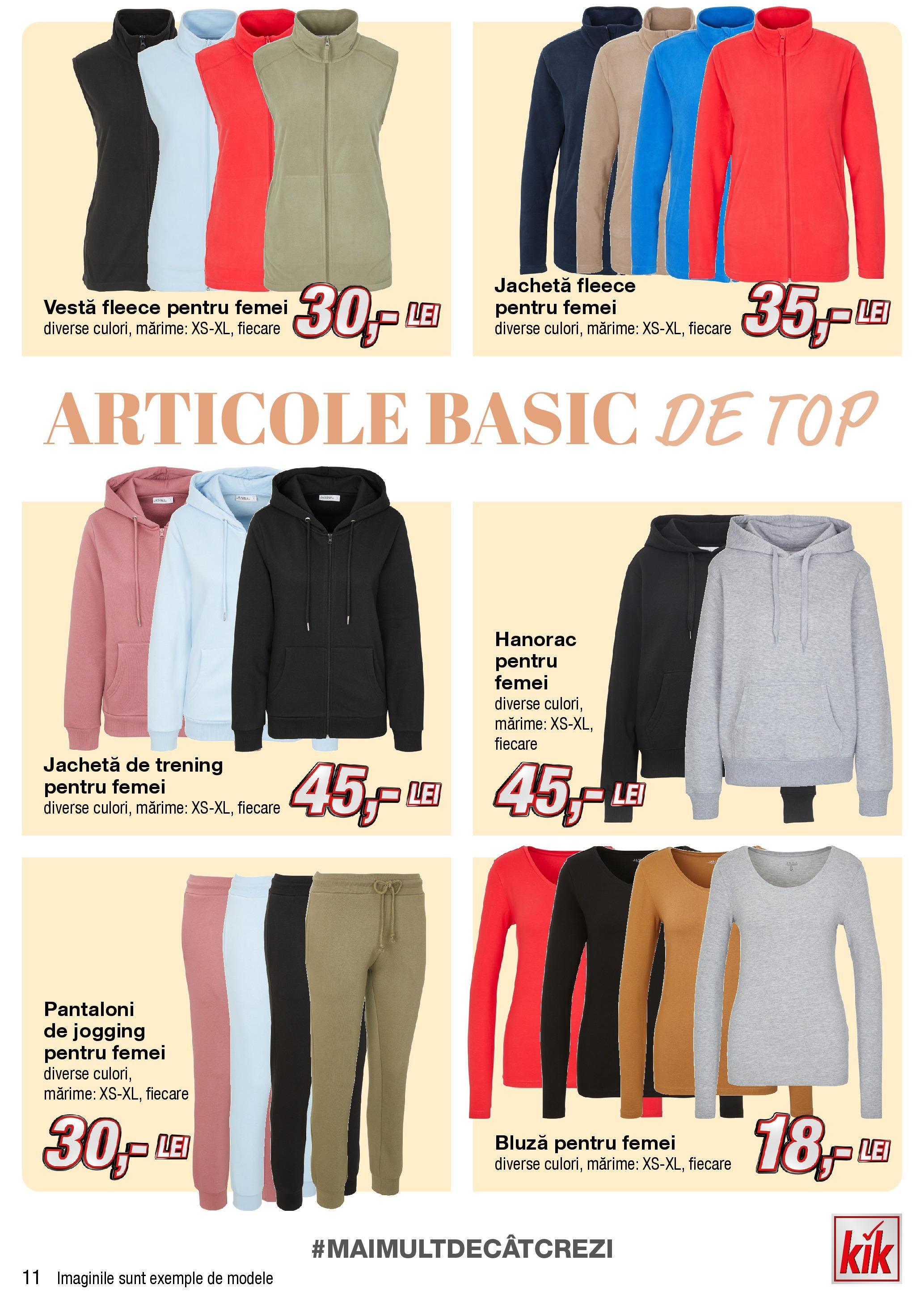 Kik catalog 23.09.2024 - Online magazin Romania | Pagină: 11 | Produse: Jachetă, Trening, Bluză, Vestă