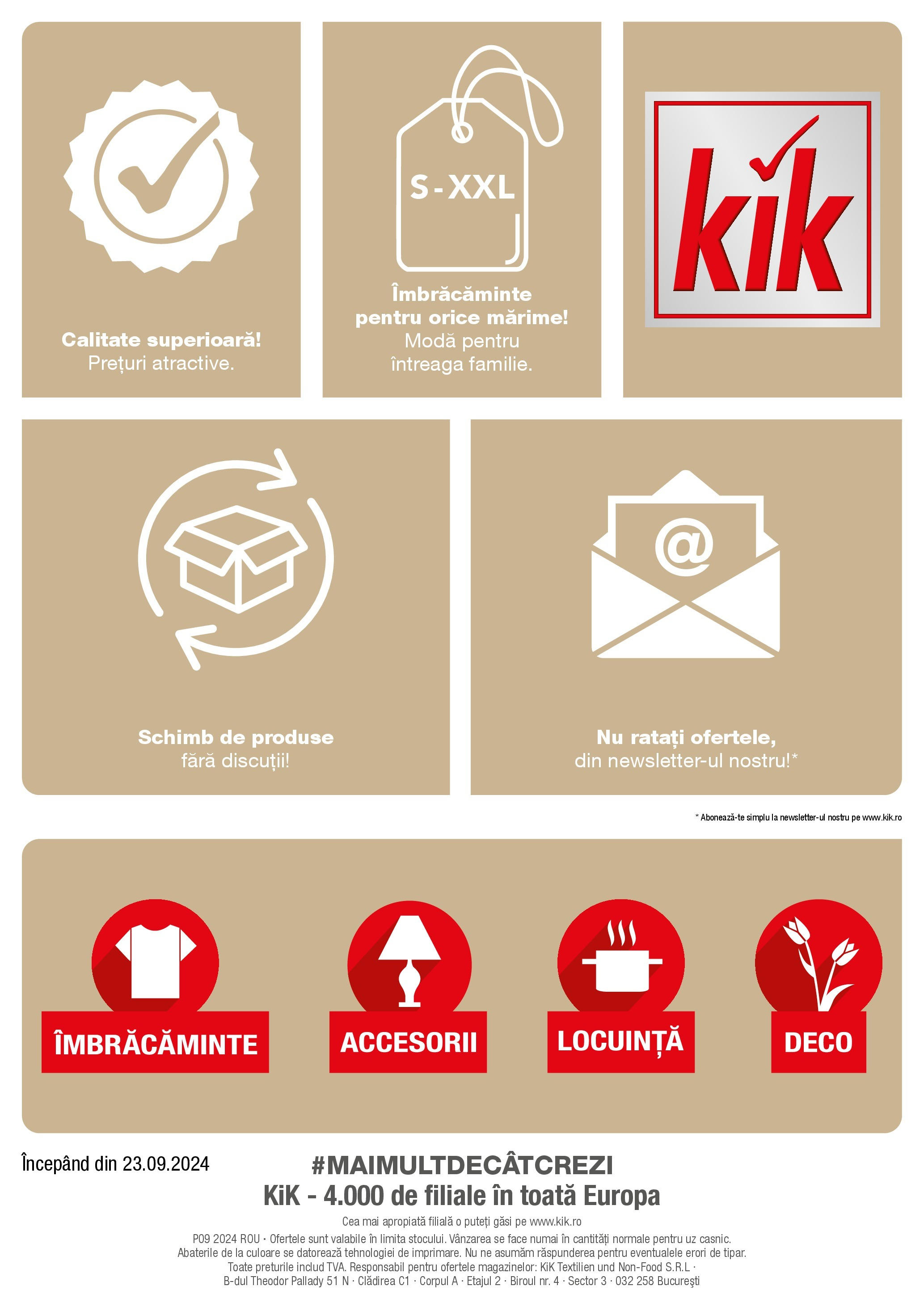 Kik catalog 23.09.2024 - Online magazin Romania | Pagină: 17