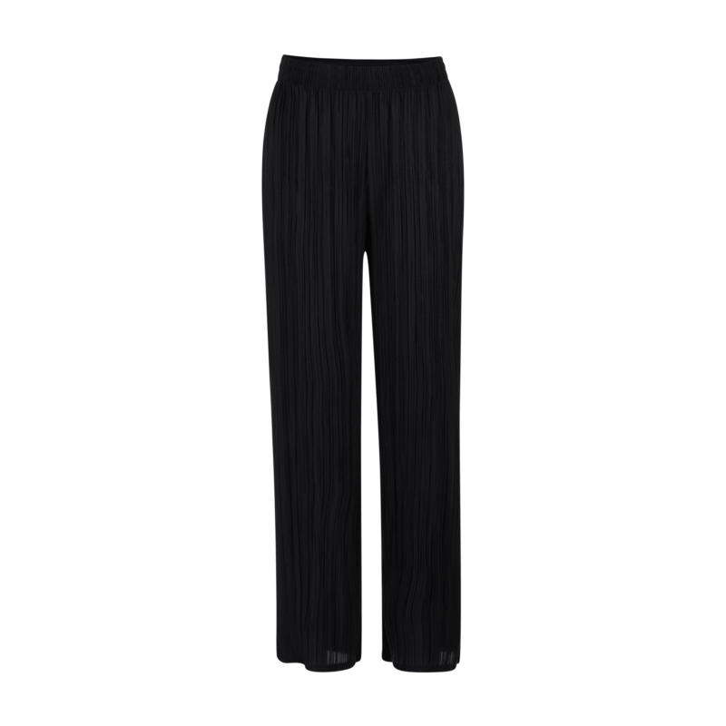 Pleats Pants, Schwarz