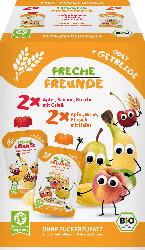 Freche Freunde Quetschie Obst & Getreide, ab 6 Monaten, (4x100 g)