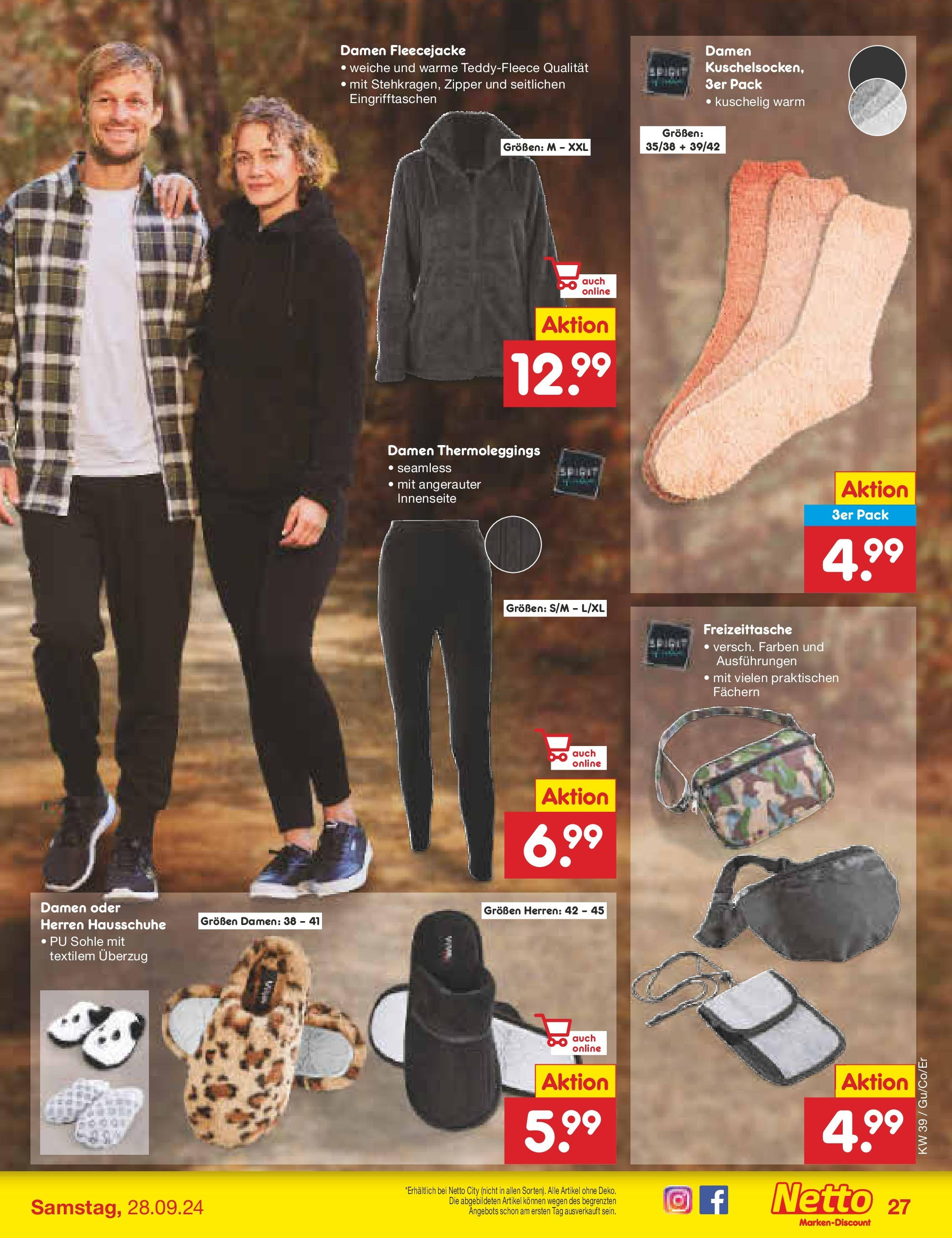 Netto Marken-Discount - Brandenburg (ab 23.09.2024) » Angebote | Seite: 35 | Produkte: Hausschuhe