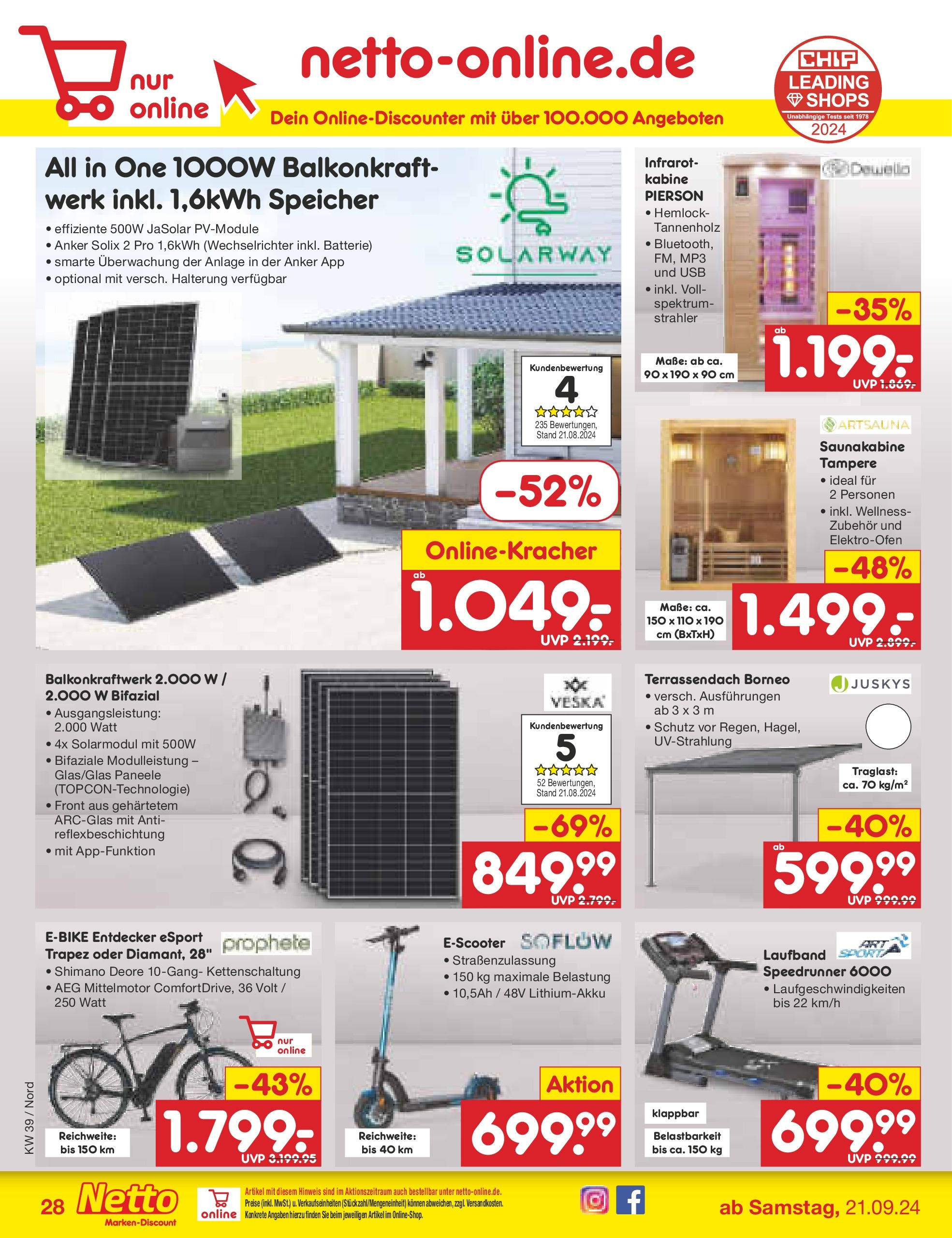 Netto Marken-Discount - Niedersachsen (ab 23.09.2024) » Angebote | Seite: 36 | Produkte: USB, Batterie, Laufband, MP3