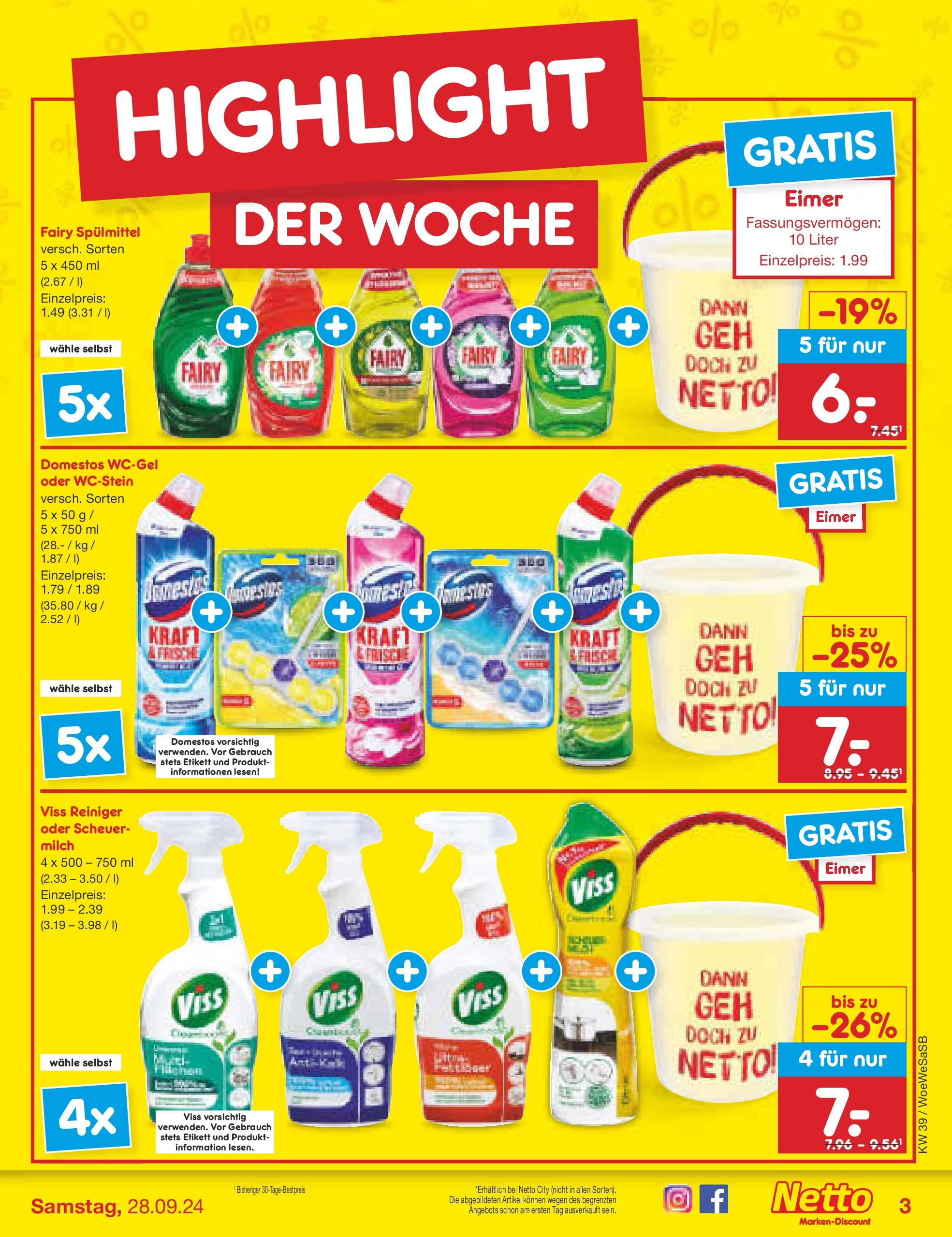 Netto Marken-Discount - Saarland (ab 23.09.2024) » Angebote | Seite: 3 | Produkte: Milch