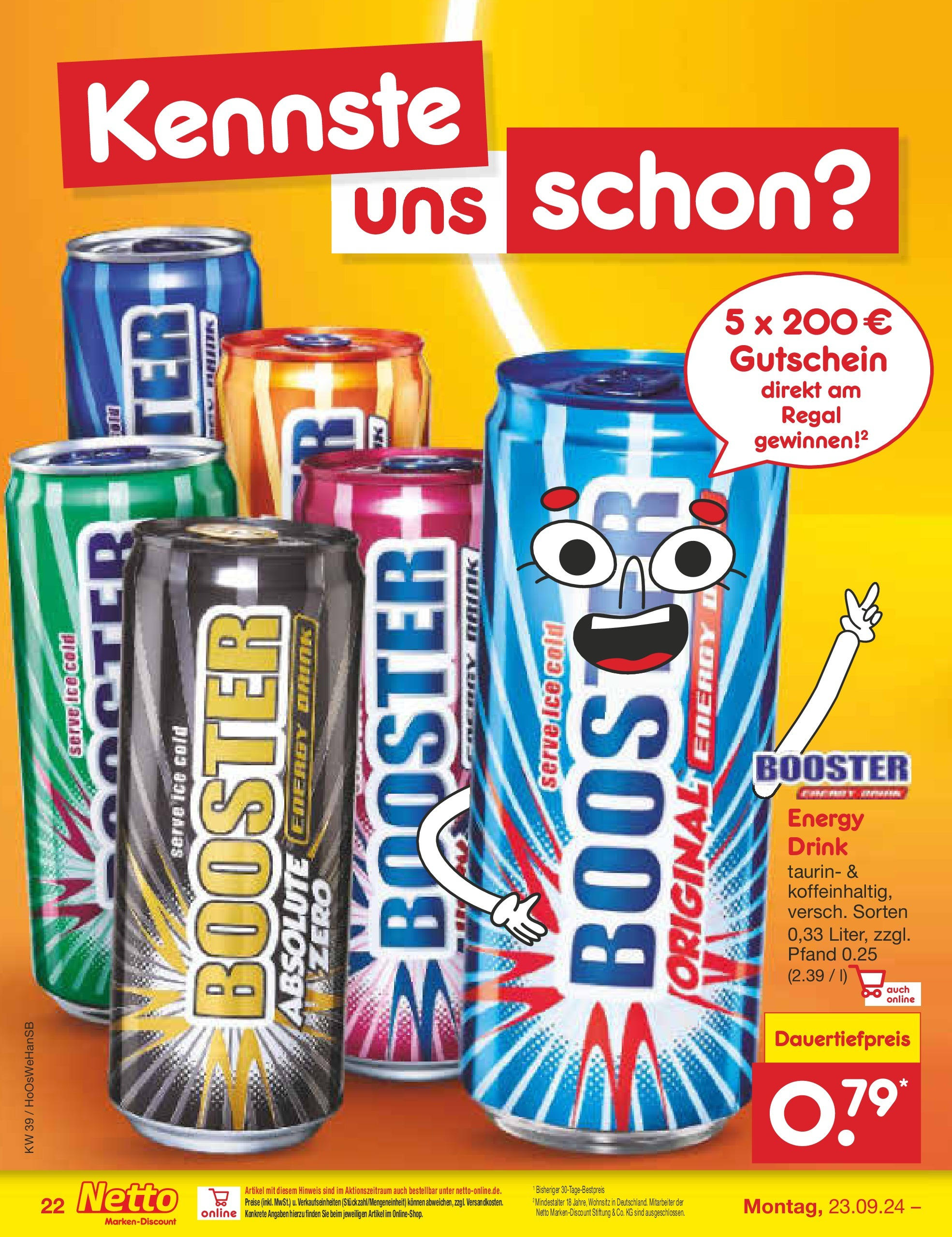 Netto Marken-Discount - Niedersachsen (ab 23.09.2024) » Angebote | Seite: 26 | Produkte: Energy, Regal