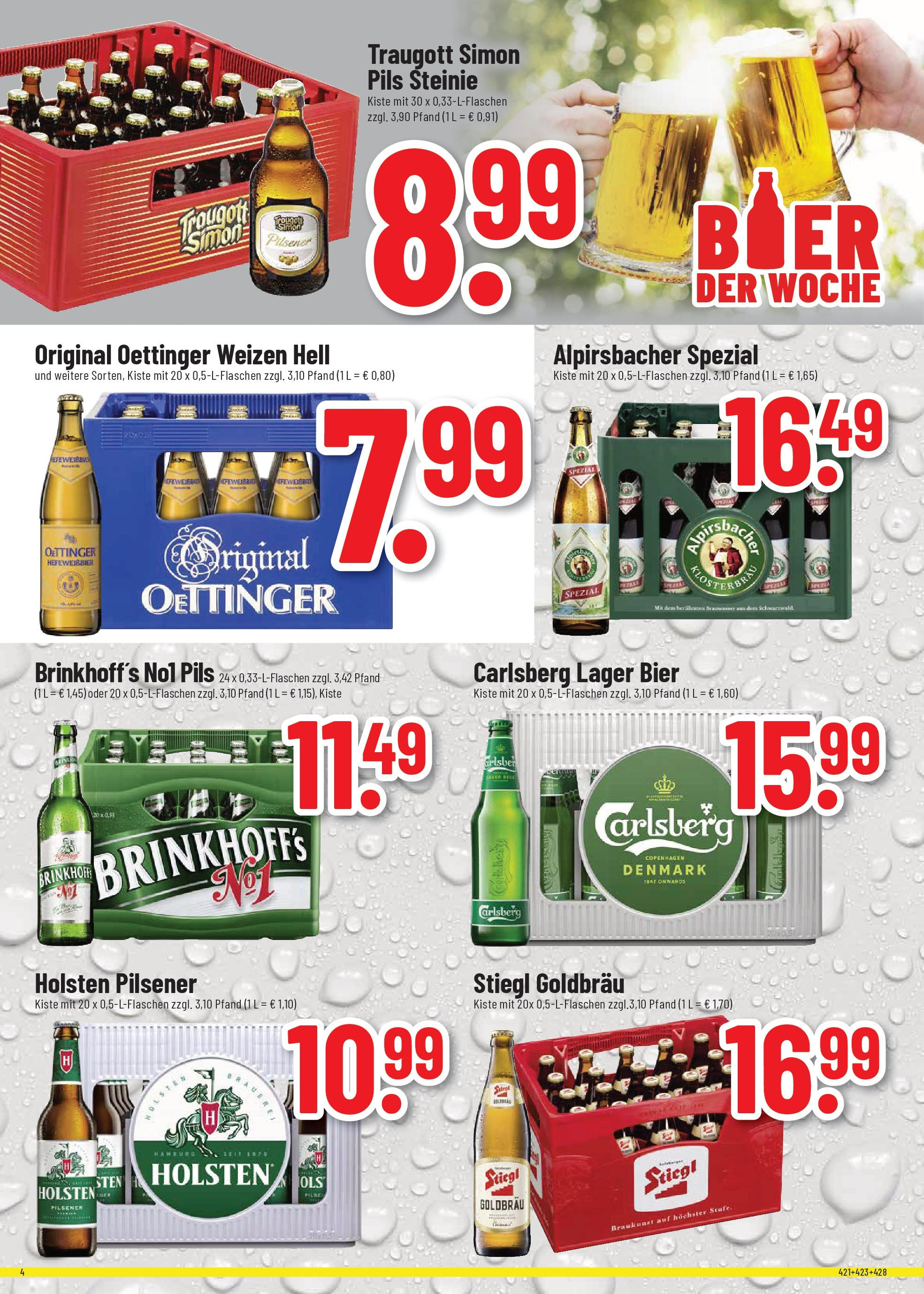 Trinkgut - Idstein, Richard-Klinger-Straße 2a (ab 23.09.2024) » Angebote online | Seite: 4 | Produkte: Carlsberg, Pils, Oettinger, Holsten