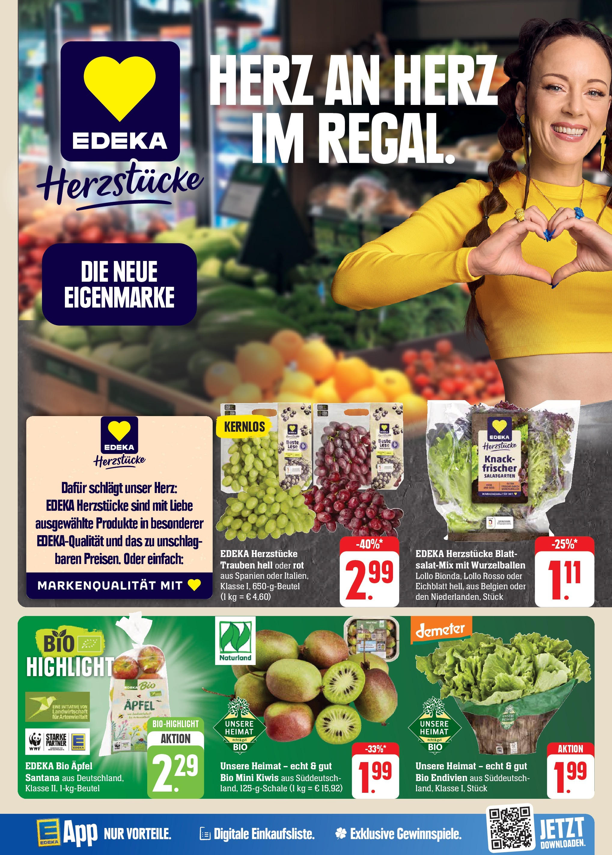 Edeka - Neu-Anspach, Lilienthalstraße 2 (ab 23.09.2024) » Angebote Online | Seite: 2 | Produkte: Trauben, Äpfel