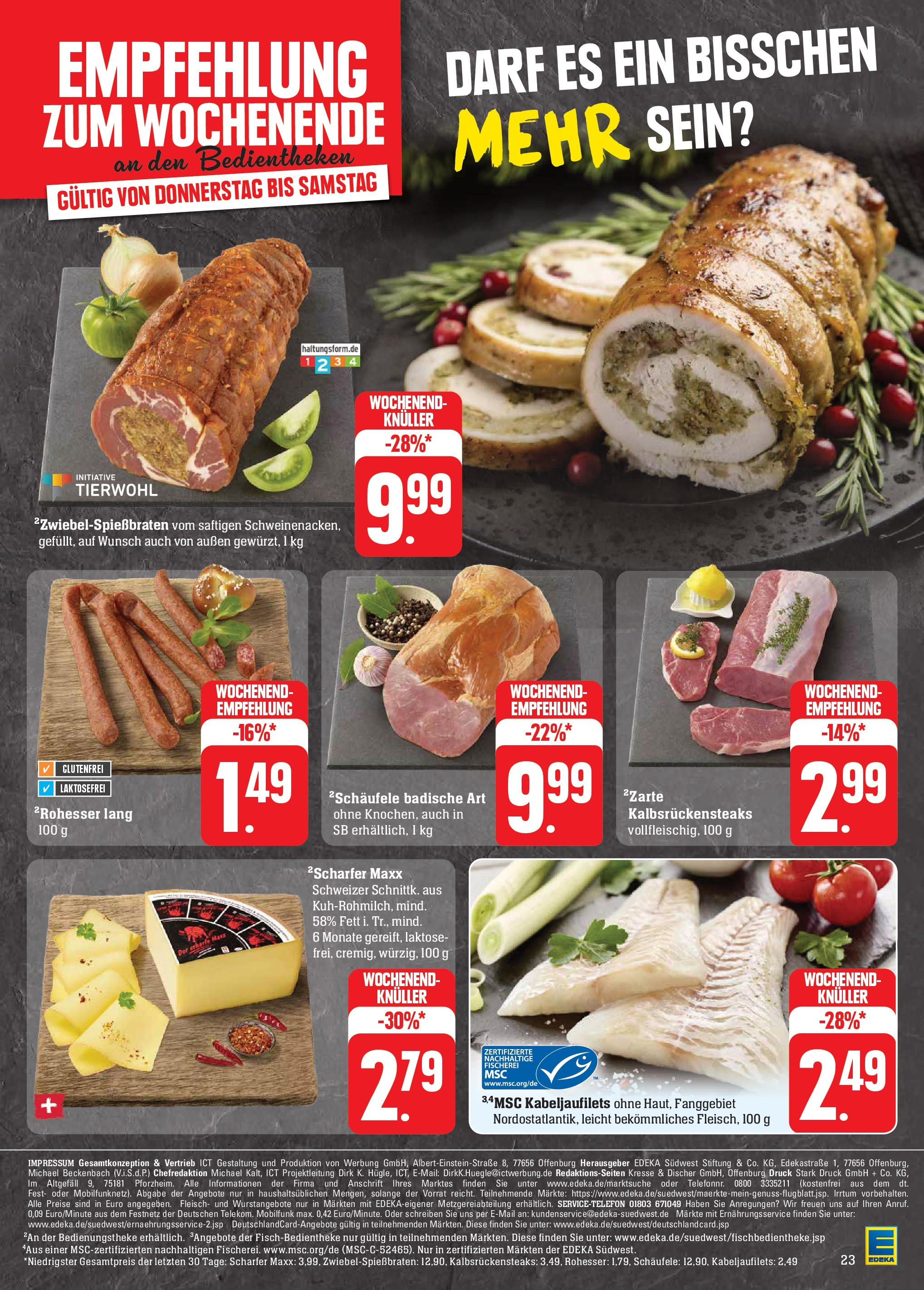 Edeka - Neu-Anspach, Lilienthalstraße 2 (ab 23.09.2024) » Angebote Online | Seite: 27 | Produkte: Fleisch