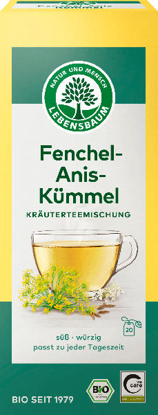 LEBENSBAUM Kräutertee Fenchel-Anis-Kümmel (20 Beutel)