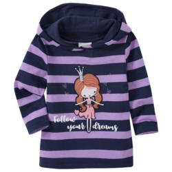 Mädchen Hoodie mit Prinzessin-Applikation (Nur online)