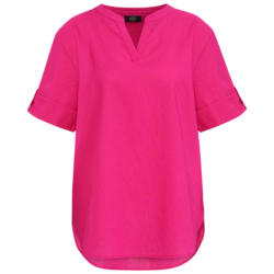 Damen Bluse mit Leinen-Anteil (Nur online)