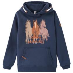 Mädchen Hoodie mit Pferde-Motiv (Nur online)