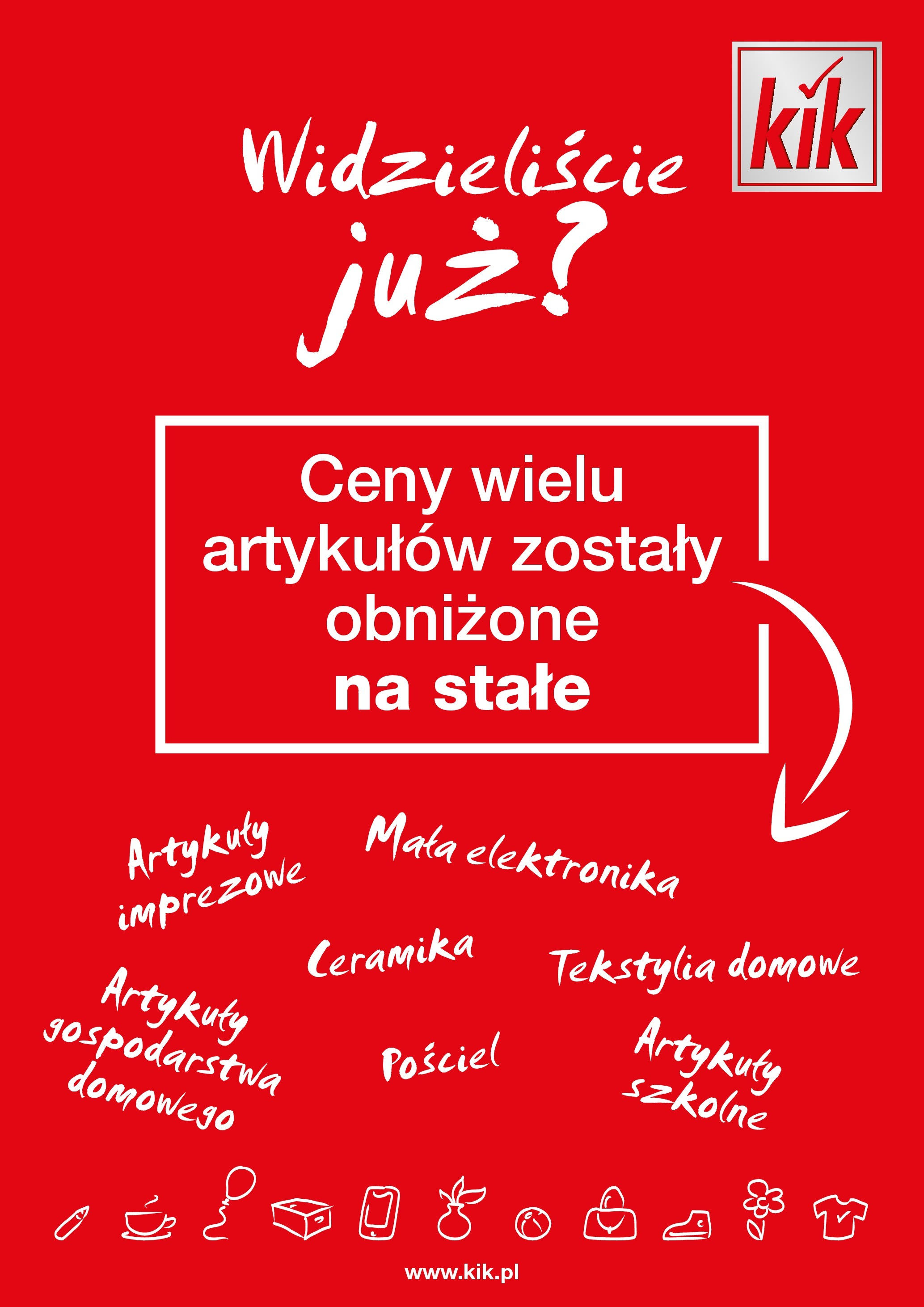 Kik gazetka od 23.09.2024 - Aktualna gazetka online | Strona: 2 | Produkty: Pościel, Artykuły szkolne, Tekstylia