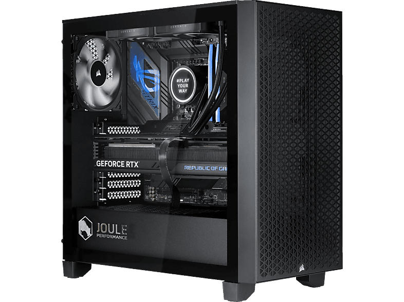 JoulePerformance Gaming PC, i9-14900KF, 32 GB RAM, 3 TB SSD, RTX 4090, Win11 Home, Schwarz