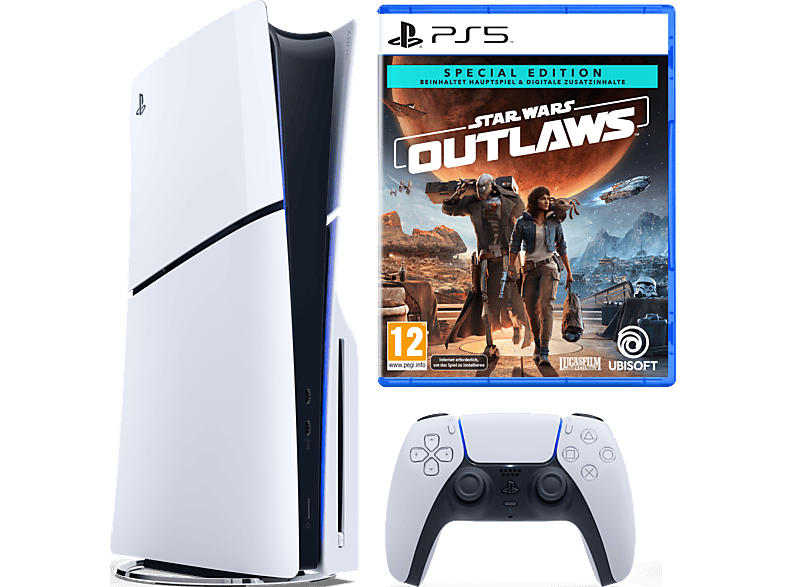 Sony PlayStation®5 Modellgruppe: Slim + star wars Outlaws Special Edition; PlayStation 5----Spielekonsole