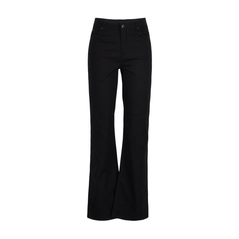 Top Flare Pants, Schwarz