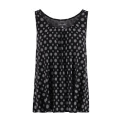 Tip Print Top, Schwarz