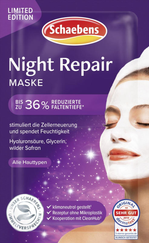 Schaebens Gesichtsmaske Night Repair (2x5 ml)