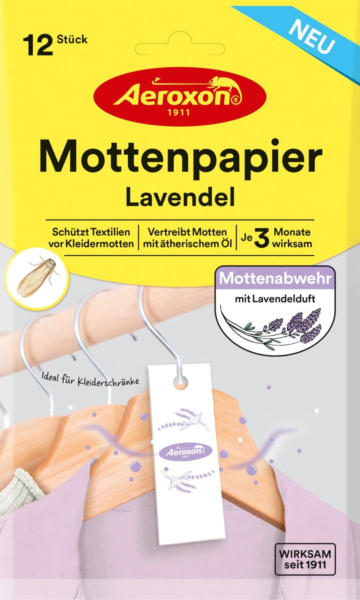 Aeroxon Mottenpapier Lavendel