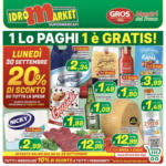 IdroMarket 1 lo paghi 1 e gratis - al 29.09.2024