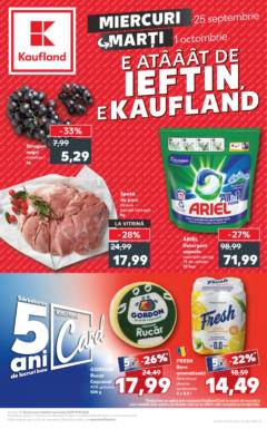 Previzualizarea de cataloage: Kaufland Catalog nou - Bucureşti valabil de la 25.09.2024