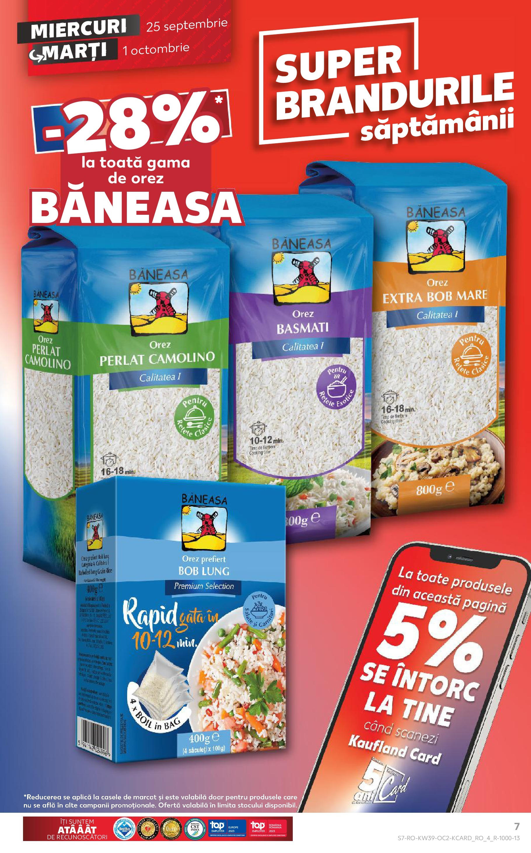 Catalog Kaufland - Sibiu 25.09.2024 - Revista si Oferta | Pagină: 7