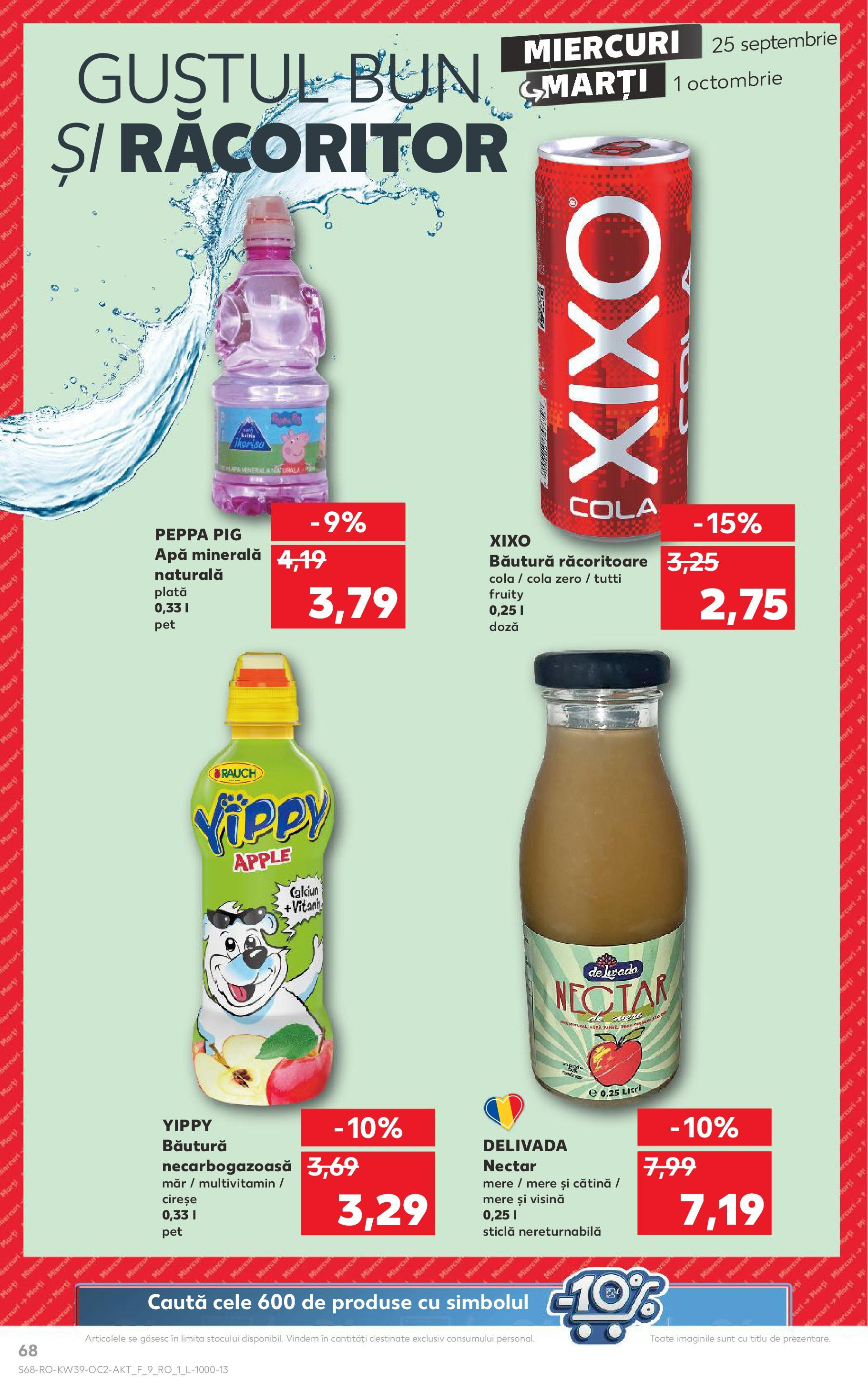 Catalog Kaufland - Bucureşti 25.09.2024 - Revista si Oferta | Pagină: 68 | Produse: Apple, Mere, Cireșe, Apă