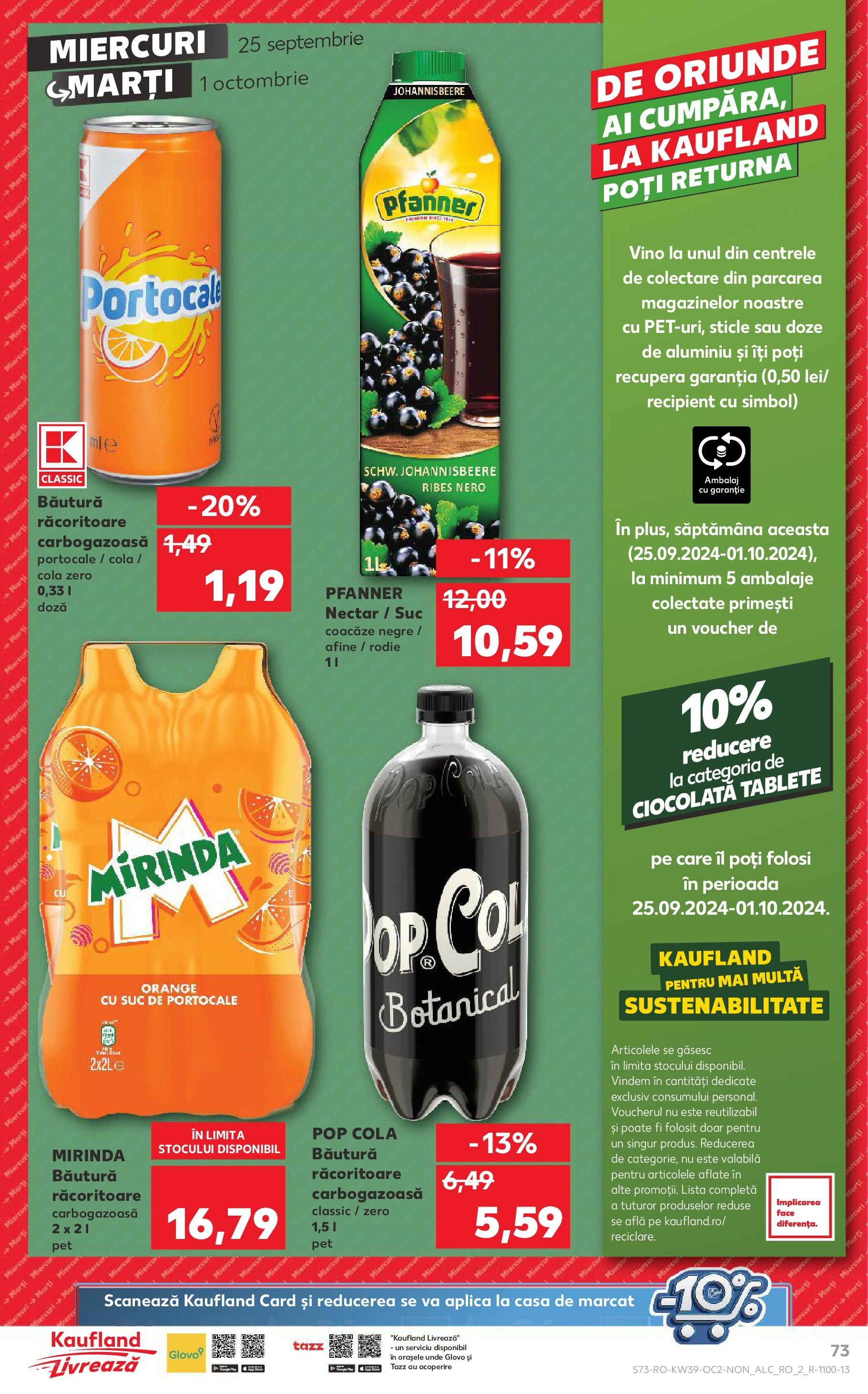 Catalog Kaufland - Sibiu 25.09.2024 - Revista si Oferta | Pagină: 73