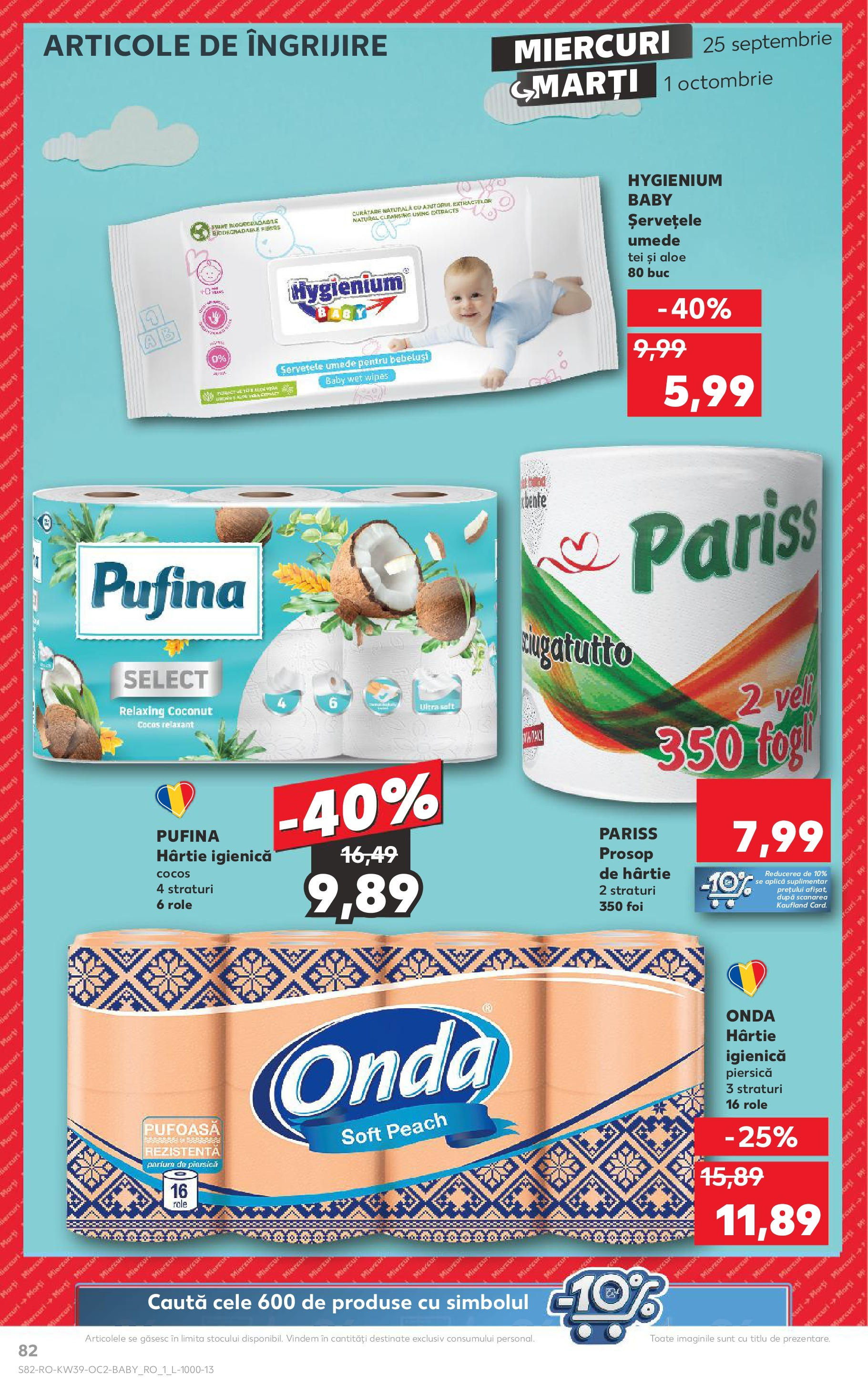 Catalog Kaufland - Sibiu 25.09.2024 - Revista si Oferta | Pagină: 82 | Produse: Piersică, Role, Parfum