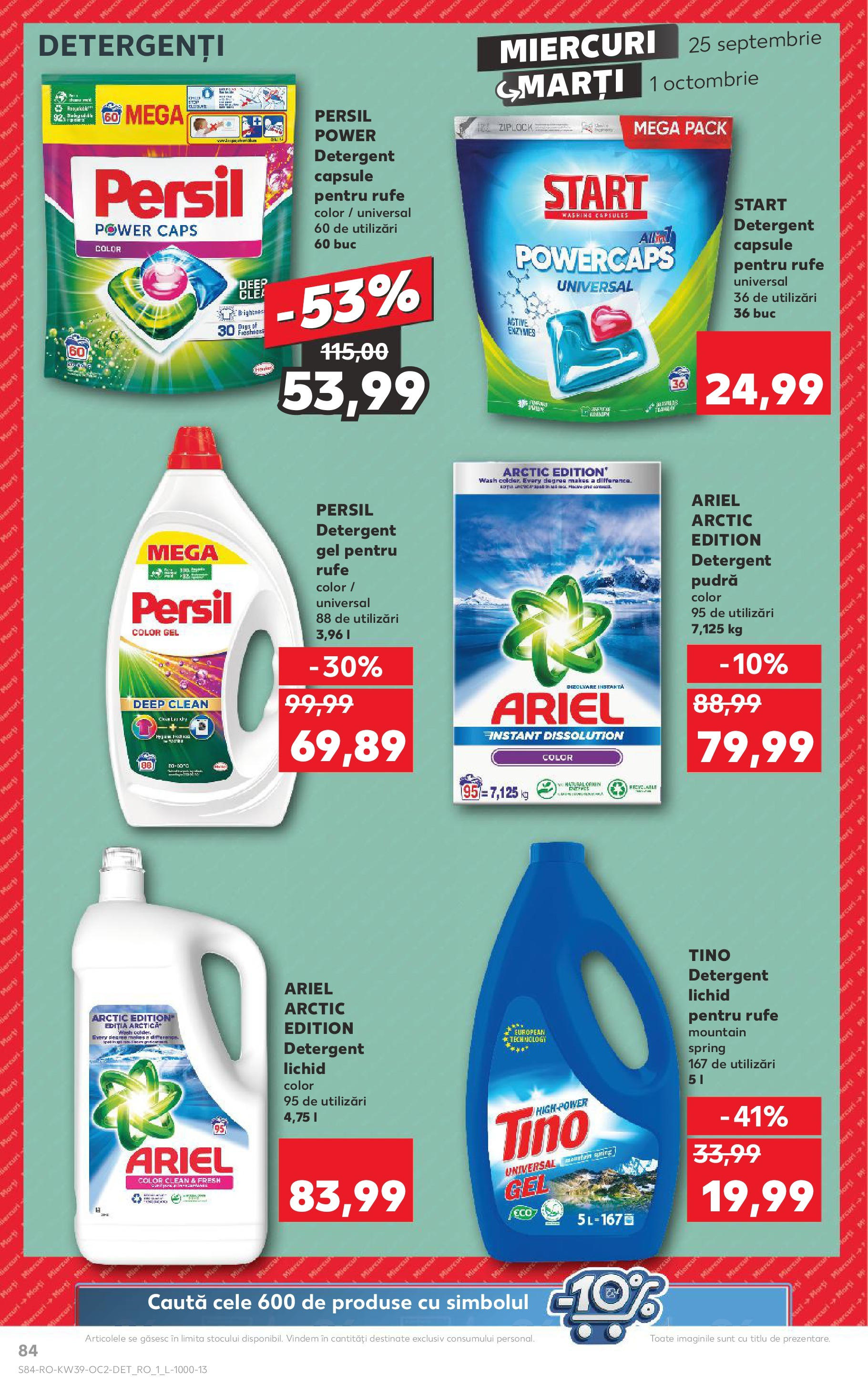 Catalog Kaufland - Sibiu 25.09.2024 - Revista si Oferta | Pagină: 84 | Produse: Pudră, Detergent