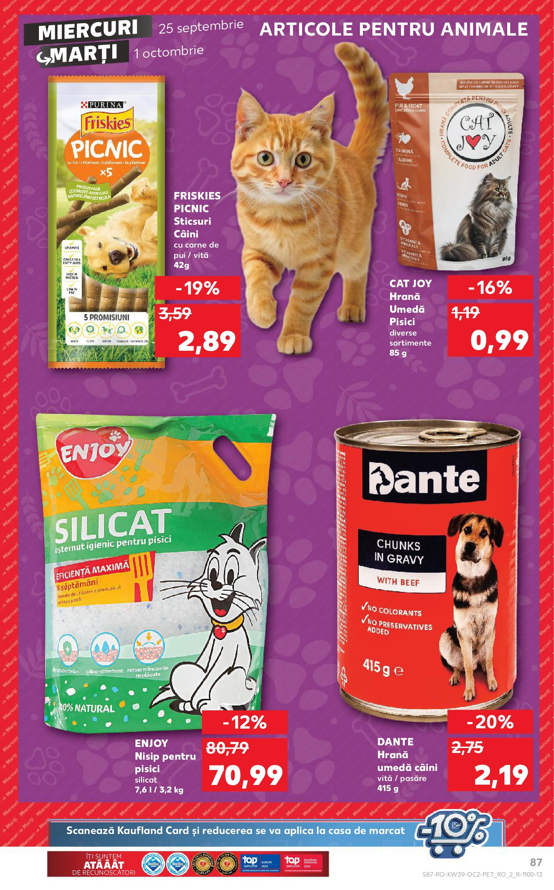 Catalog Kaufland - Sibiu 25.09.2024 - Revista si Oferta | Pagină: 87 | Produse: Top, Sos