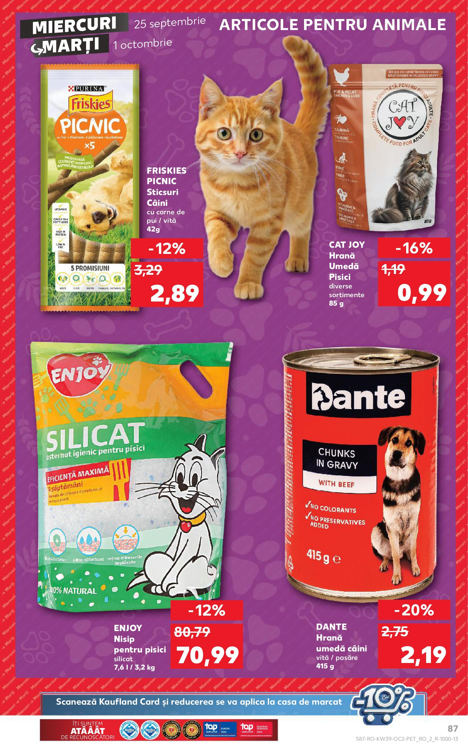 Catalog Kaufland - Bucureşti 25.09.2024 - Revista si Oferta | Pagină: 87