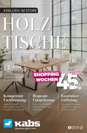Kabs: Holztische Oktober