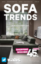 Kabs Kabs: Sofatrends Specialprospekt-01 - bis 06.10.2024