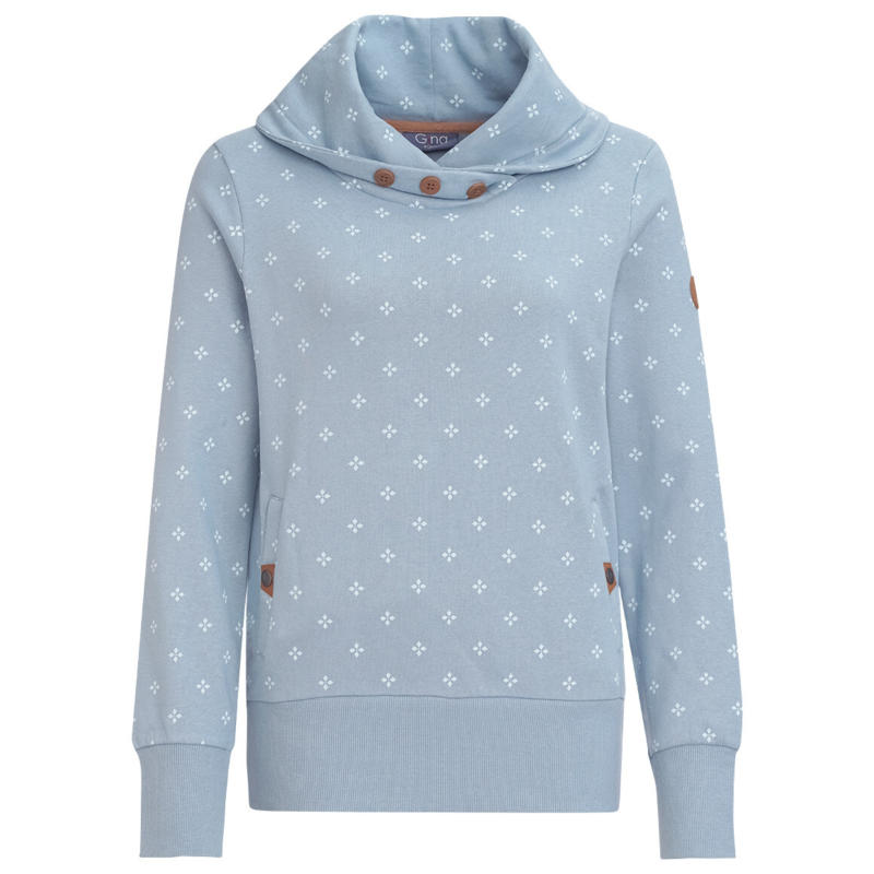 Damen Sweatshirt mit Schalkragen