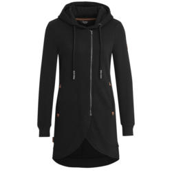 Damen Sweatjacke in langer Form