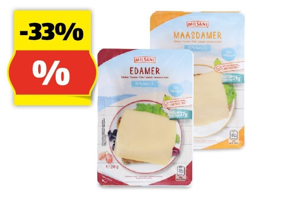 MILSANI Leichtkäse Scheiben, 200 g