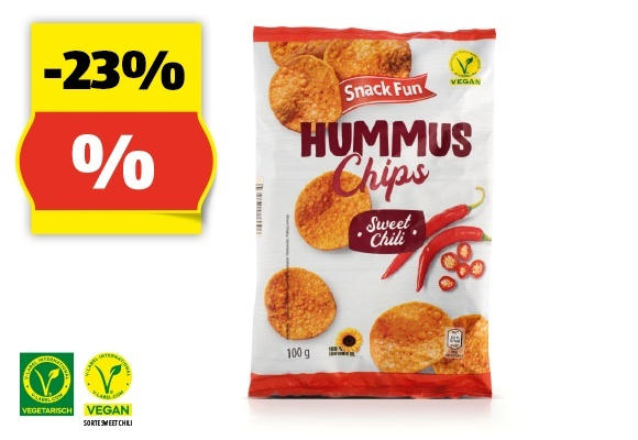 SNACK FUN Hummus Chips, 100 g