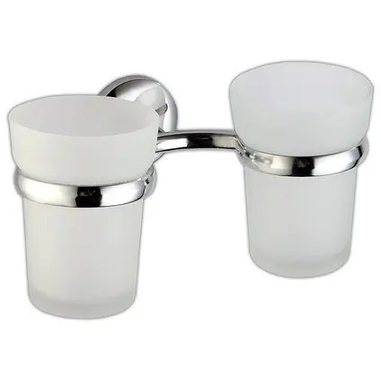ЧАША ЗА ЧЕТКИ ЗА ЗЪБИ ДВОЙНА INTER CERAMIC ALBA