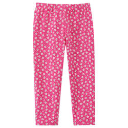 Mädchen Capri-Leggings mit Blümchen-Print