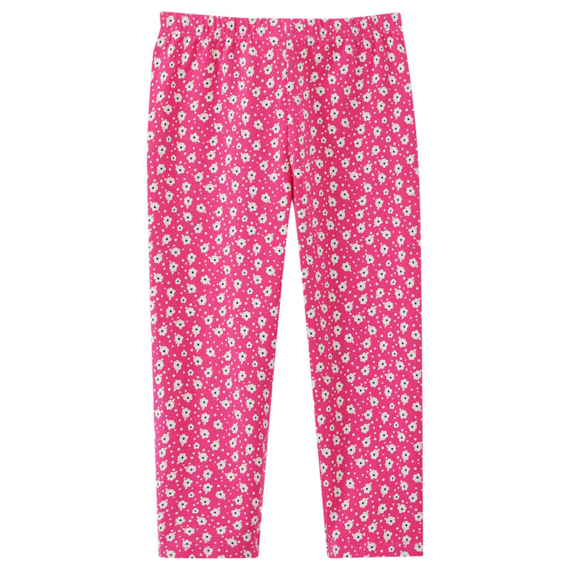 Mädchen Capri-Leggings mit Blümchen-Print