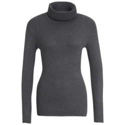 Damen Rollkragenpullover gerippt (Nur online)