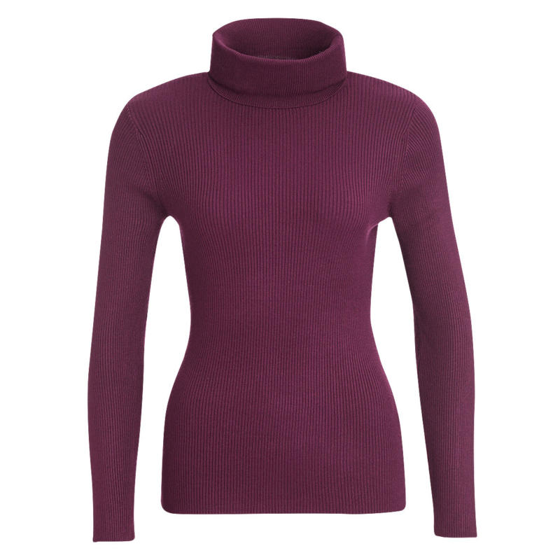 Damen Rollkragenpullover gerippt (Nur online)